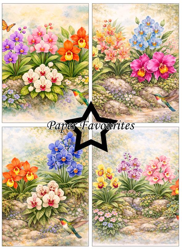 Paper Favourites Orchidea A6 Paper Pack  - 3