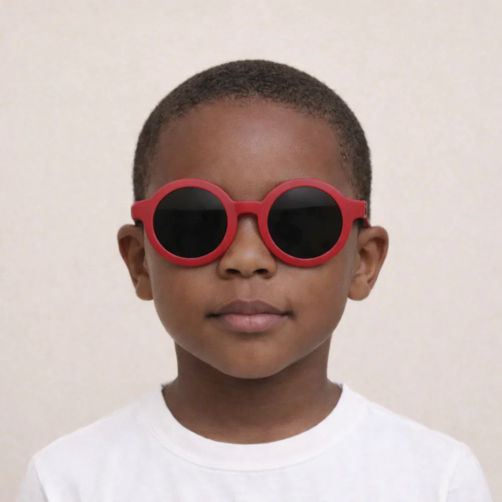 BabyMocs Child Bendable Soft Sunglasses Red - 5