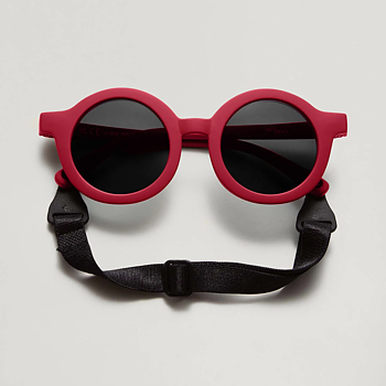 BabyMocs Child Bendable Soft Sunglasses Red