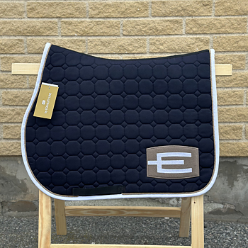 EQUILINE HOPPSCHABRAK MED E-LOGGA E36 BLUE-WHITE/CAPPUCCINO