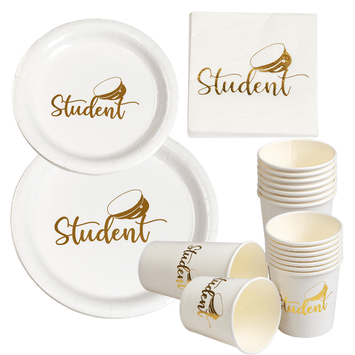 Studentdekoration Paket Guld  - 3