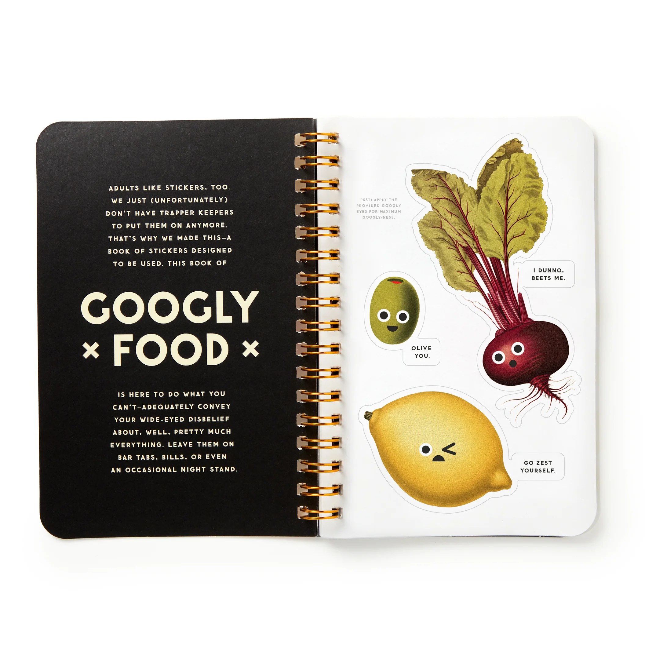 Googly Food Sticker Book - 2