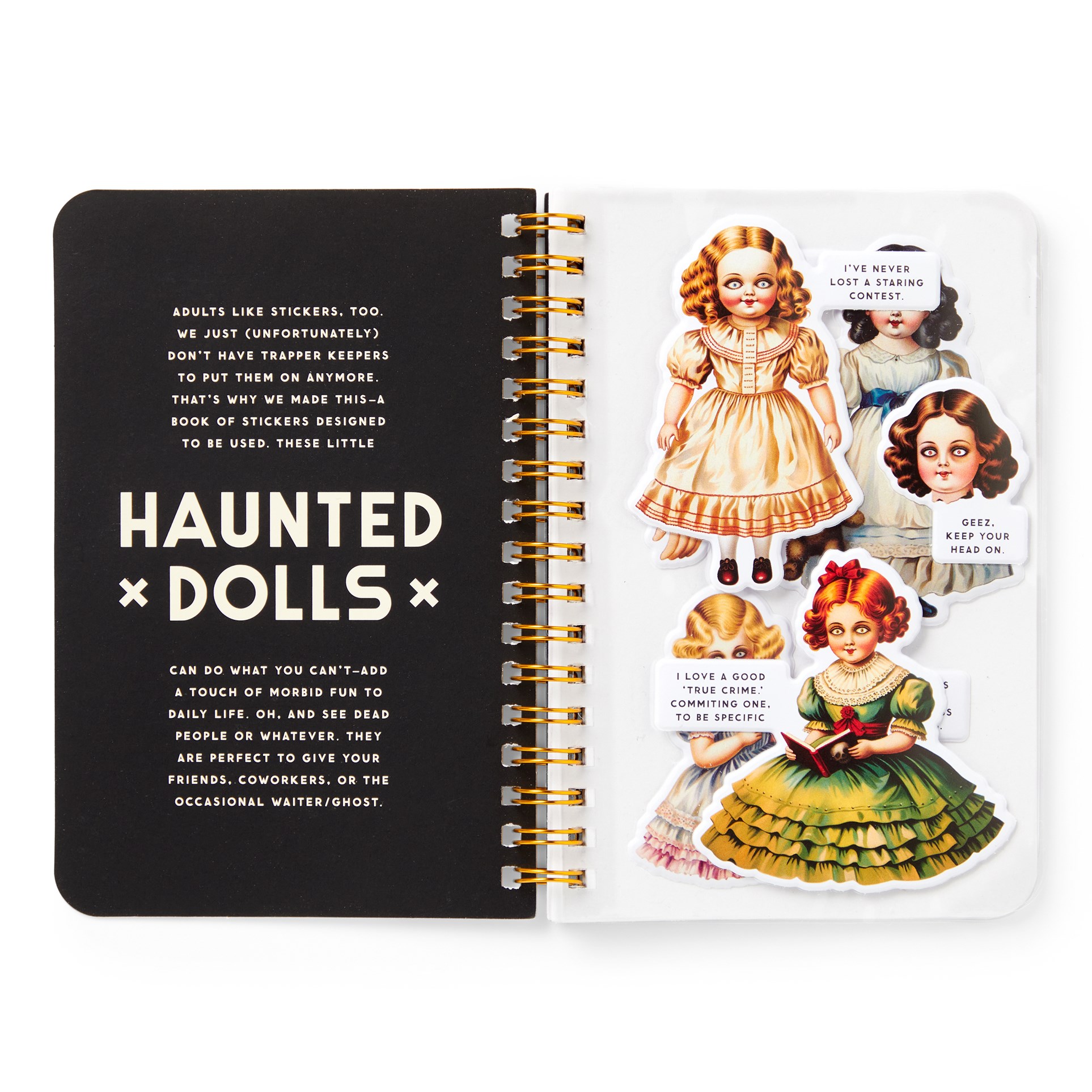 Haunted Dolls Sticker Book - 2