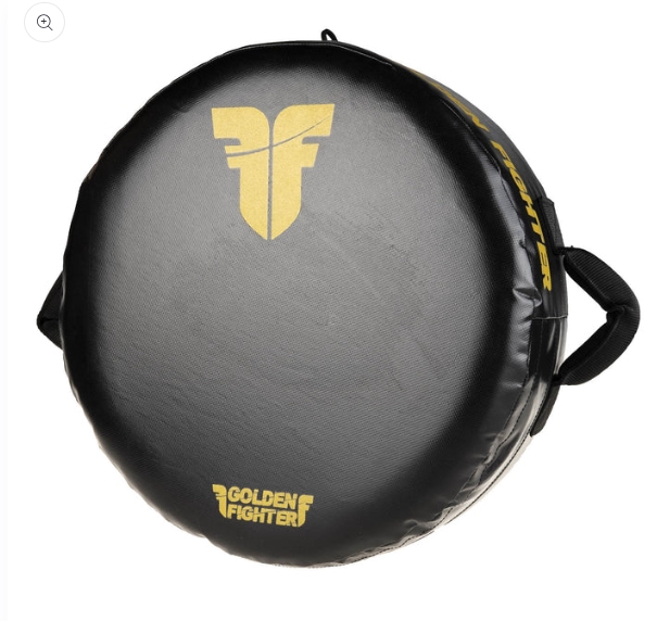 Fighters Inc Rund Golden Fighter mits, Svart