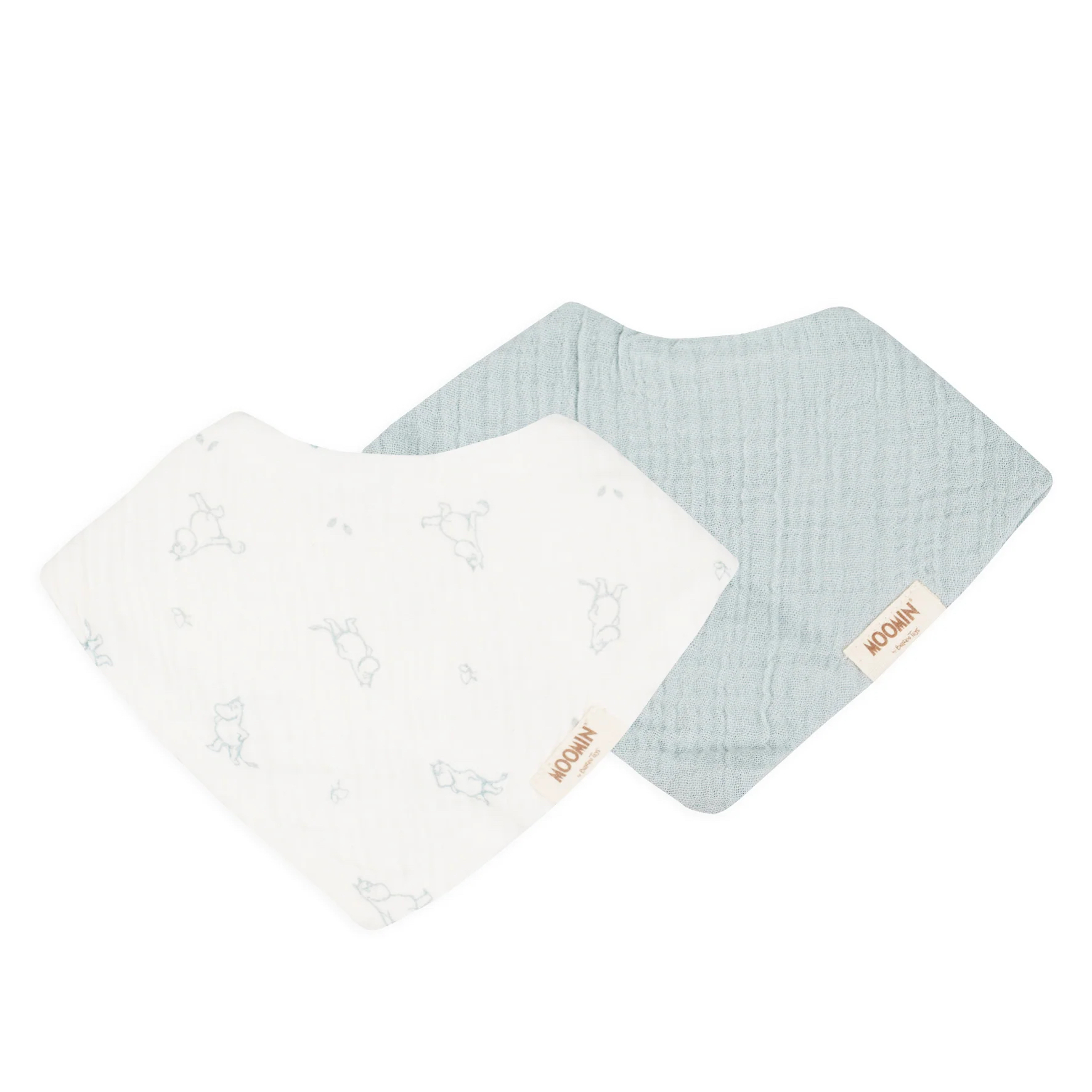 Mumin Dregellappar 2-Pack - Blå