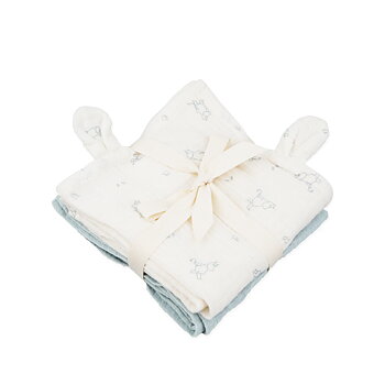 Moomin Baby Blankets 2-Pack - Blue