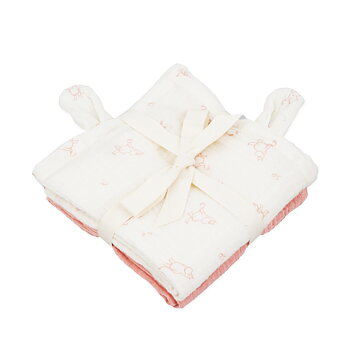 Moomin Baby Blankets 2-Pack - Pink