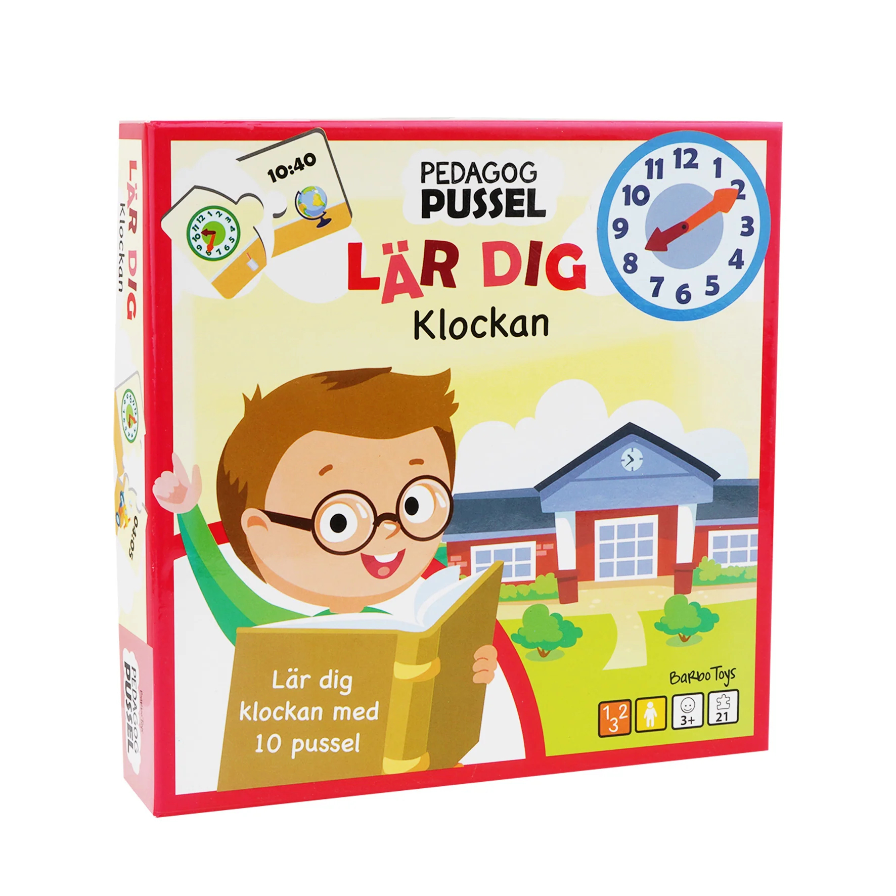 Pedagog Pussel - Lär dig klockan