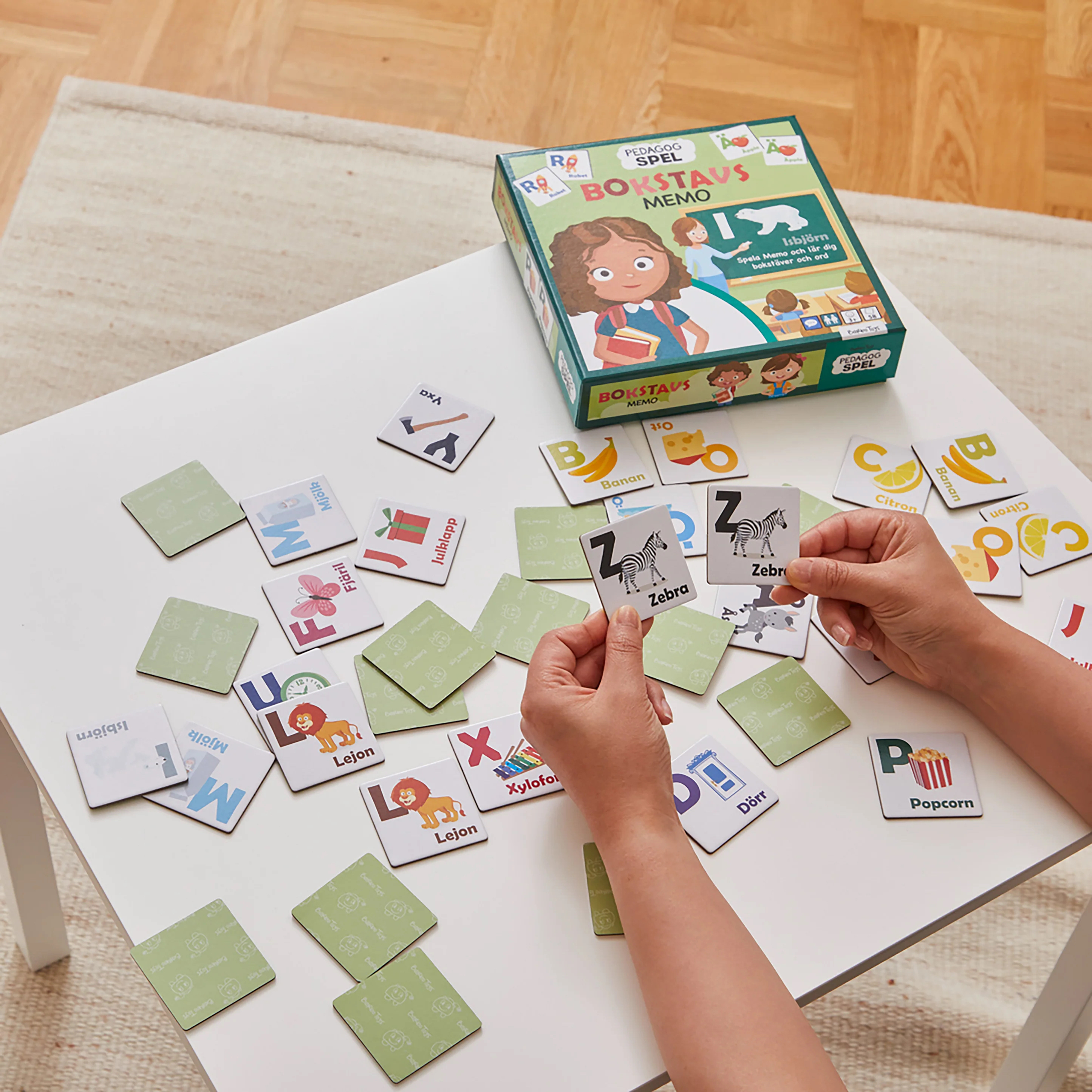 Pedagog Spel - Bokstavs Memo - 2