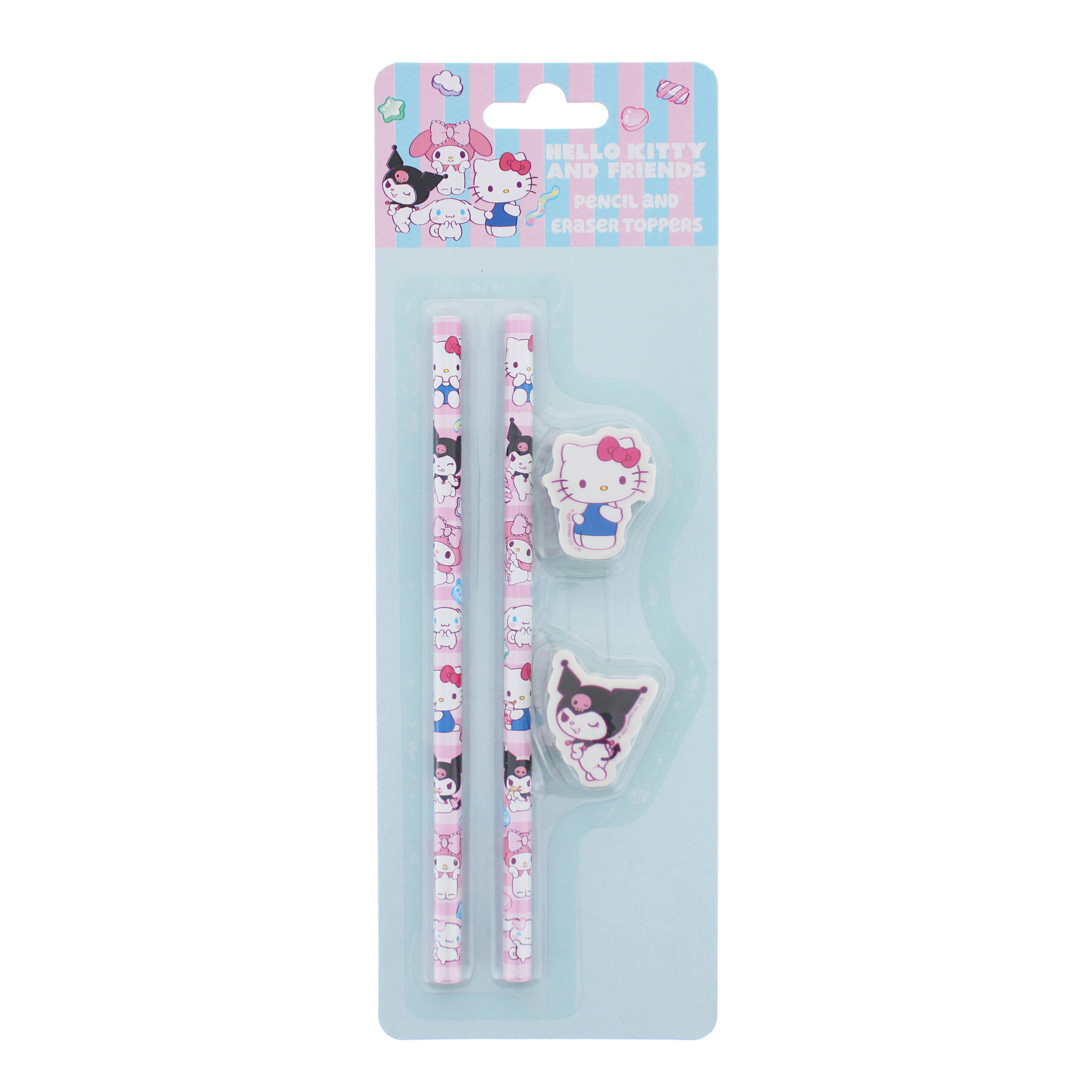 Hello Kitty och Kuromi Pennset i 4 delar - Sweets - 3