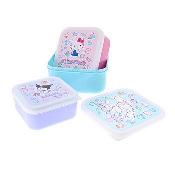 Hello Kitty and Friends 3-Pack Stapelbara Matlådor - Sweets&nbsp;