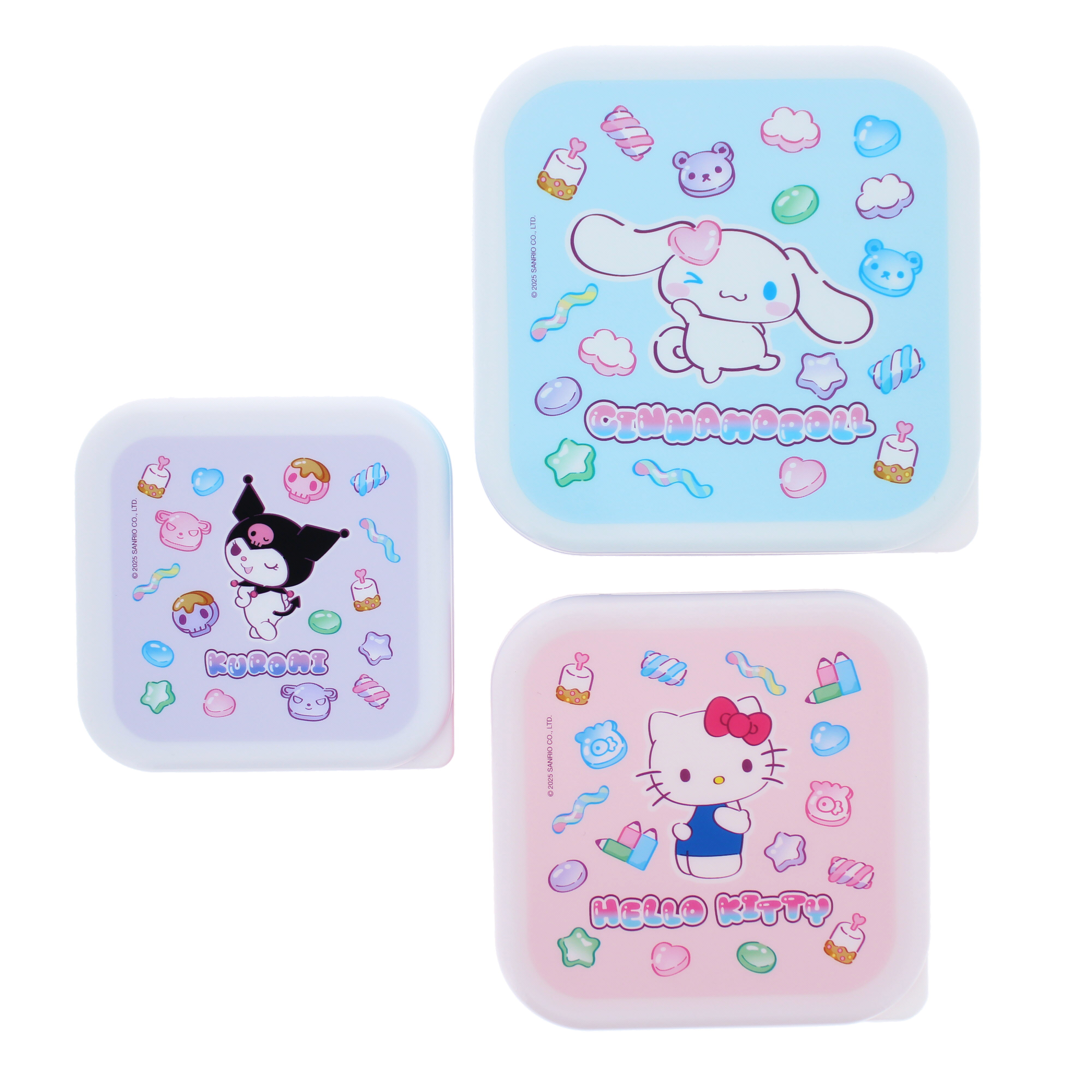 Hello Kitty and Friends 3-Pack Stapelbara Matlådor - Sweets&nbsp; - 8