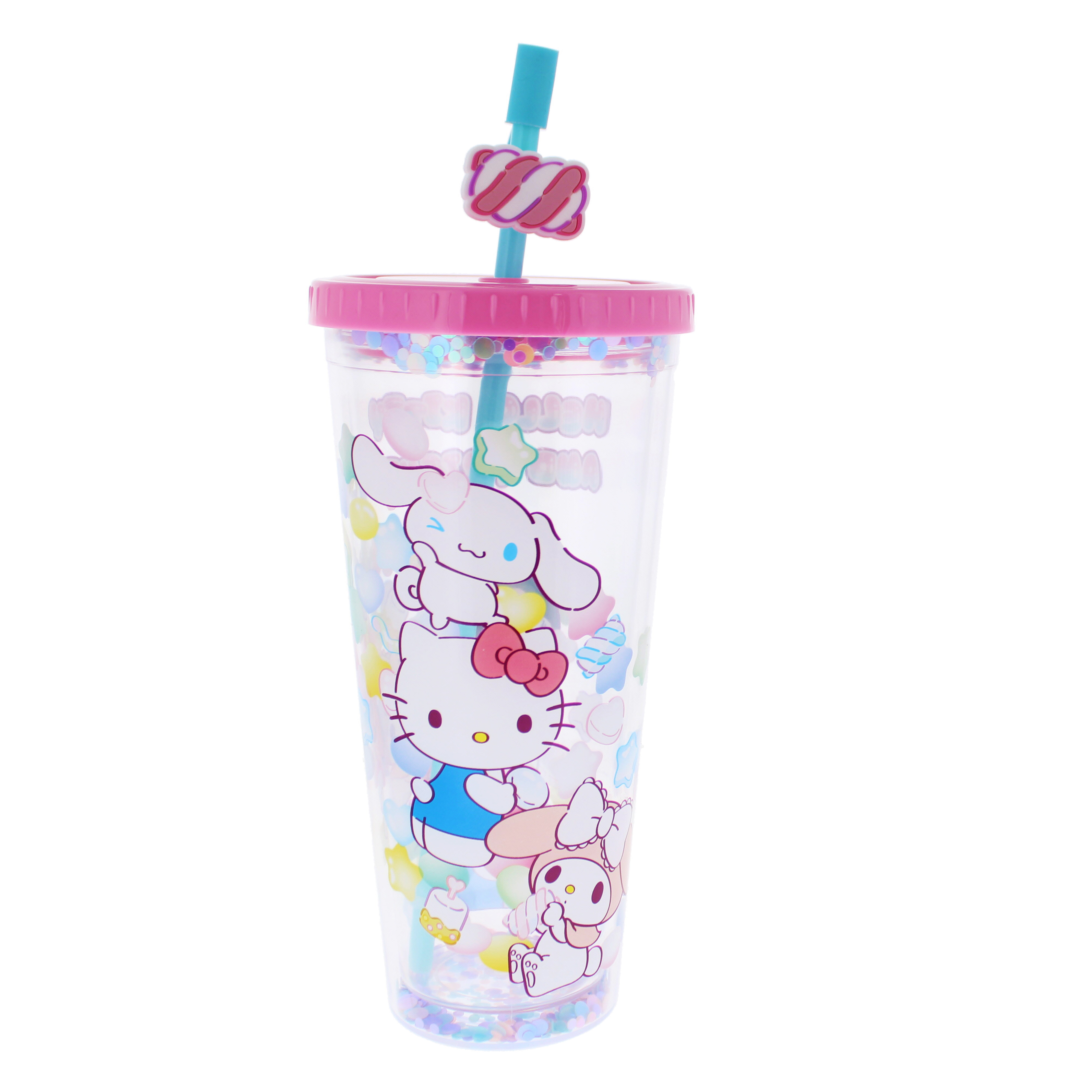 Hello Kitty and Friends Tumbler med Sugrör 700 ml - Sweets - 2