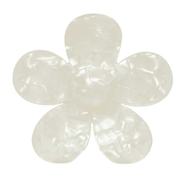 Annica Vallin - Hårklämma L Flower Ivory - 5