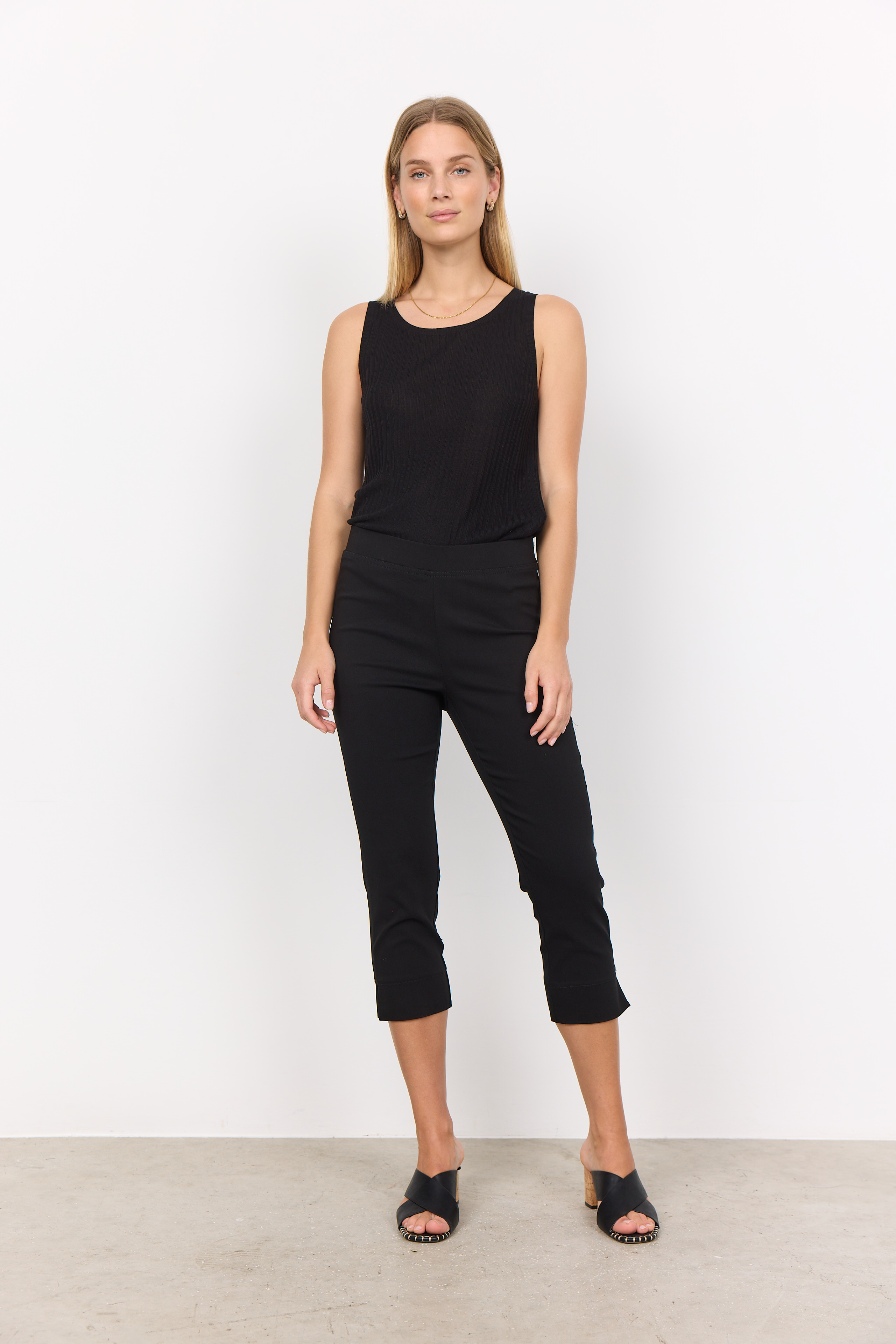 SC-Lilly 26-B Pants  Svart Byxa med stretch