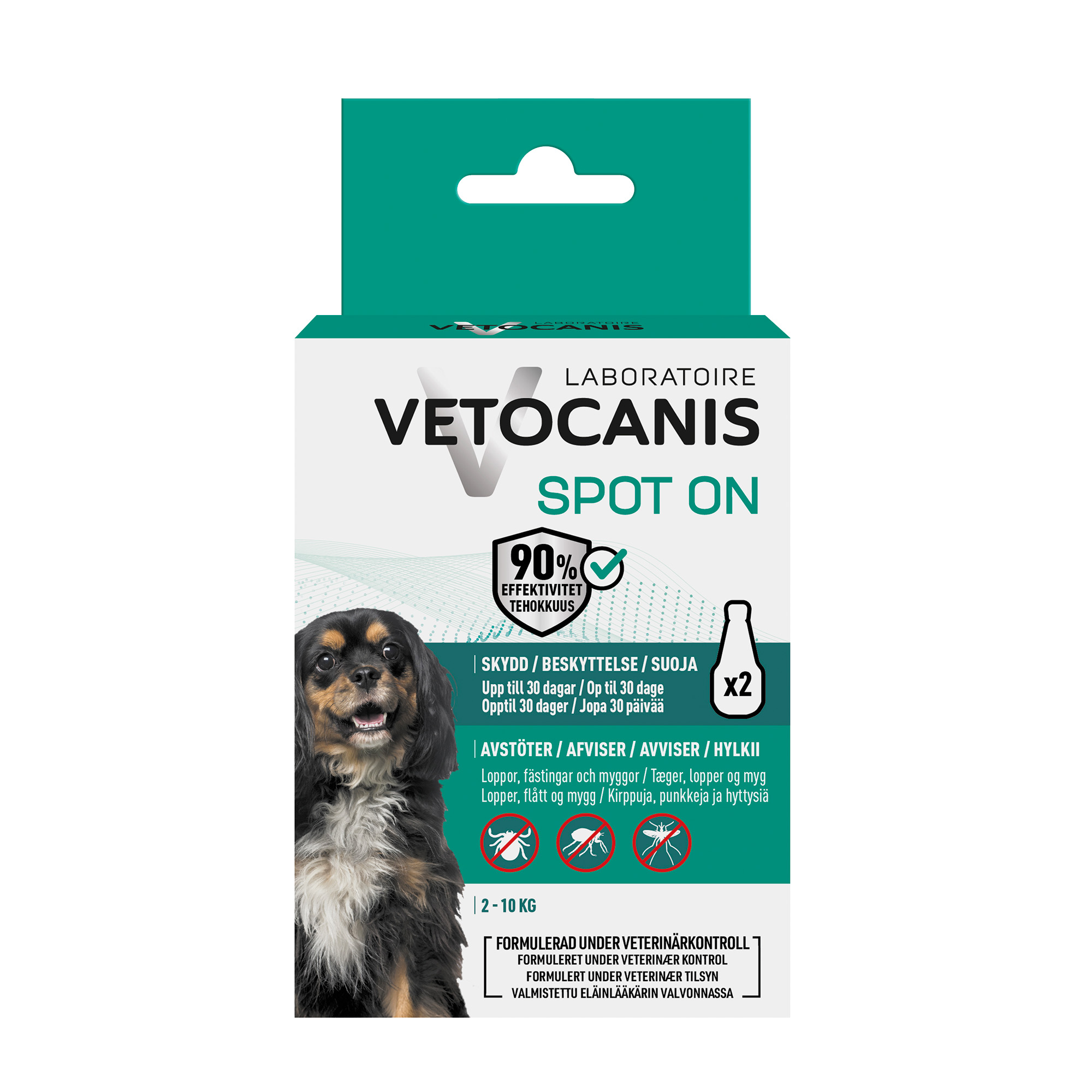 Vetocanis Spot On 2-10kg S