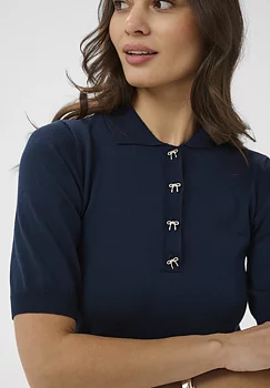 KAFFE Lizza Polo Pullover
