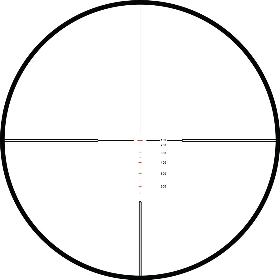Hawke Vantage HD 30 SF 6-24x50 .223/.308 Marksman Belyst - 3