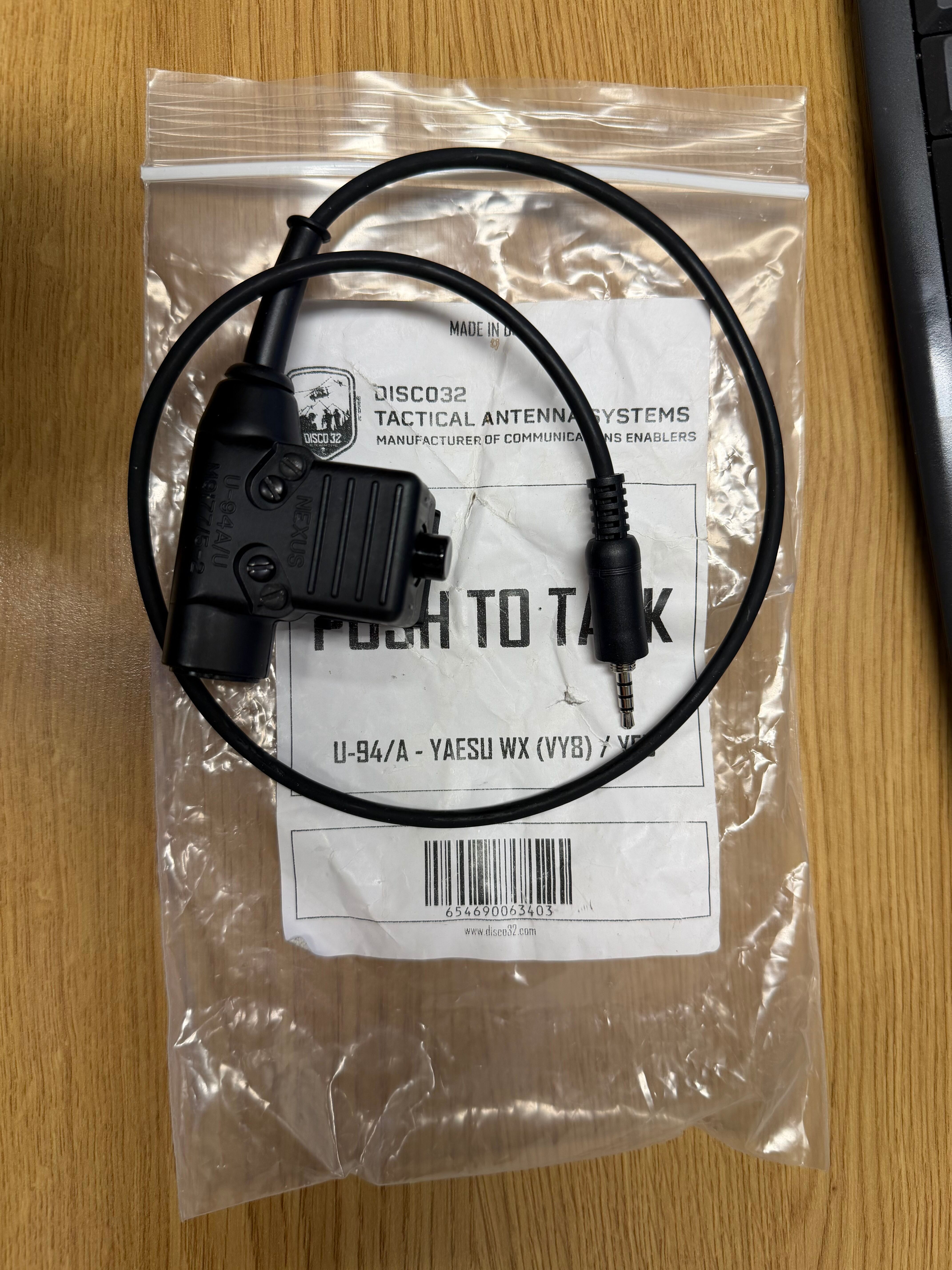 Disco 32 PTT U-94/A YAESU WX (VY8) / YES - 2