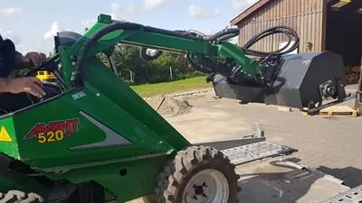 Jordfräs med hydraulisk drivning Bernards, fräsbredd 1 meter - 3