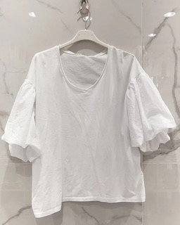 Ballon T-Shirt Vit
