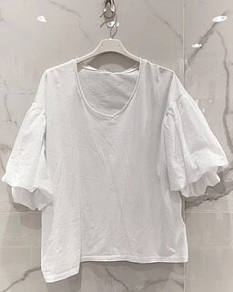 Ballon T-Shirt Vit