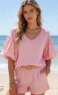 Ballon T-Shirt Rosa