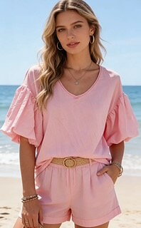 Ballon T-Shirt Rosa