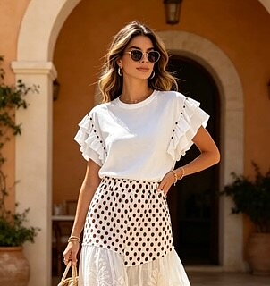Pearl T-Shirt Vit