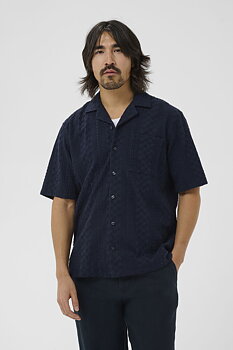 Matinique - Klampo P s/s Shirt - Dark Navy