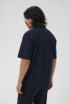 Matinique - Klampo P s/s Shirt - Dark Navy