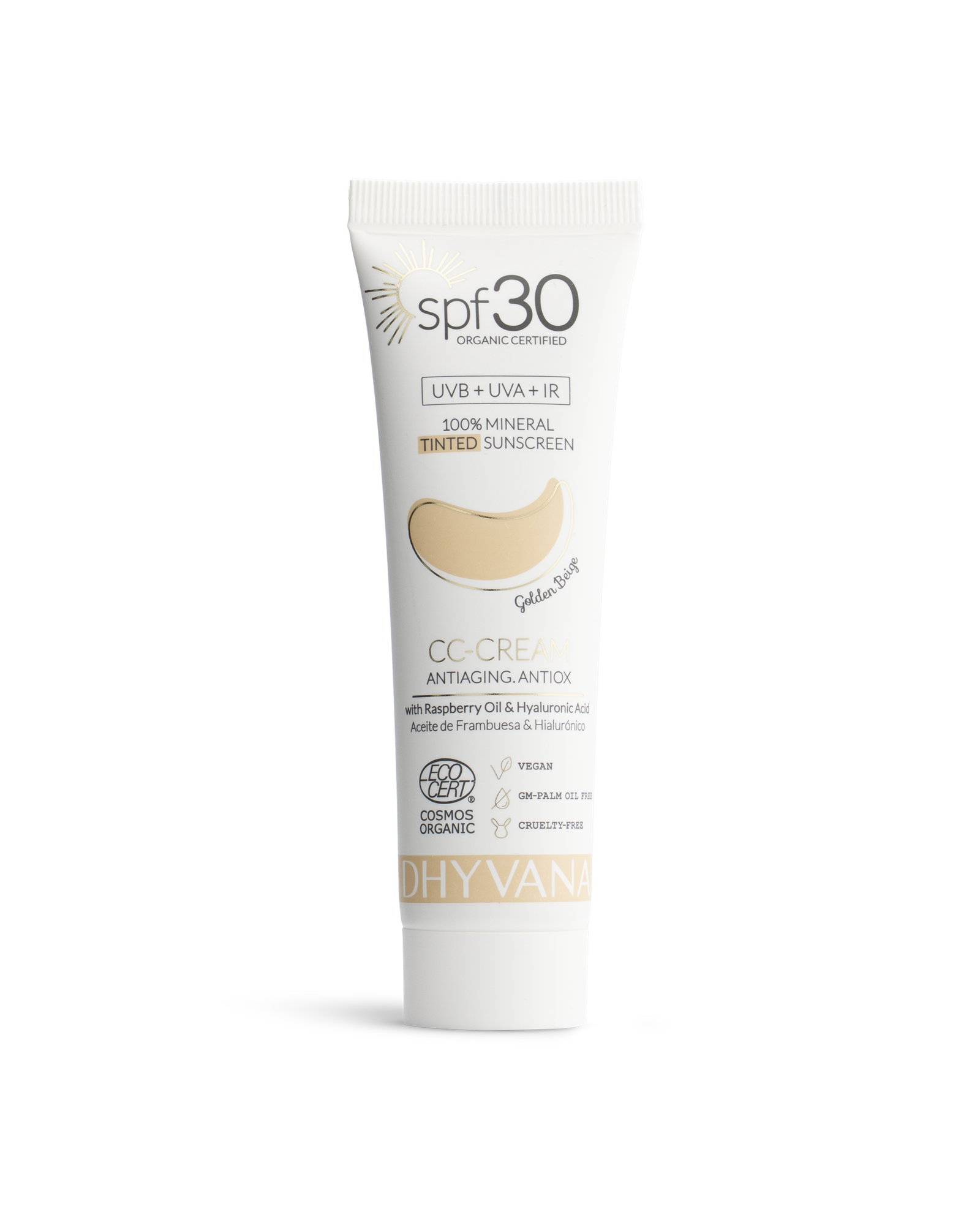 DHYVANA CC Cream SPF30 Golden Beige (light) 50ml