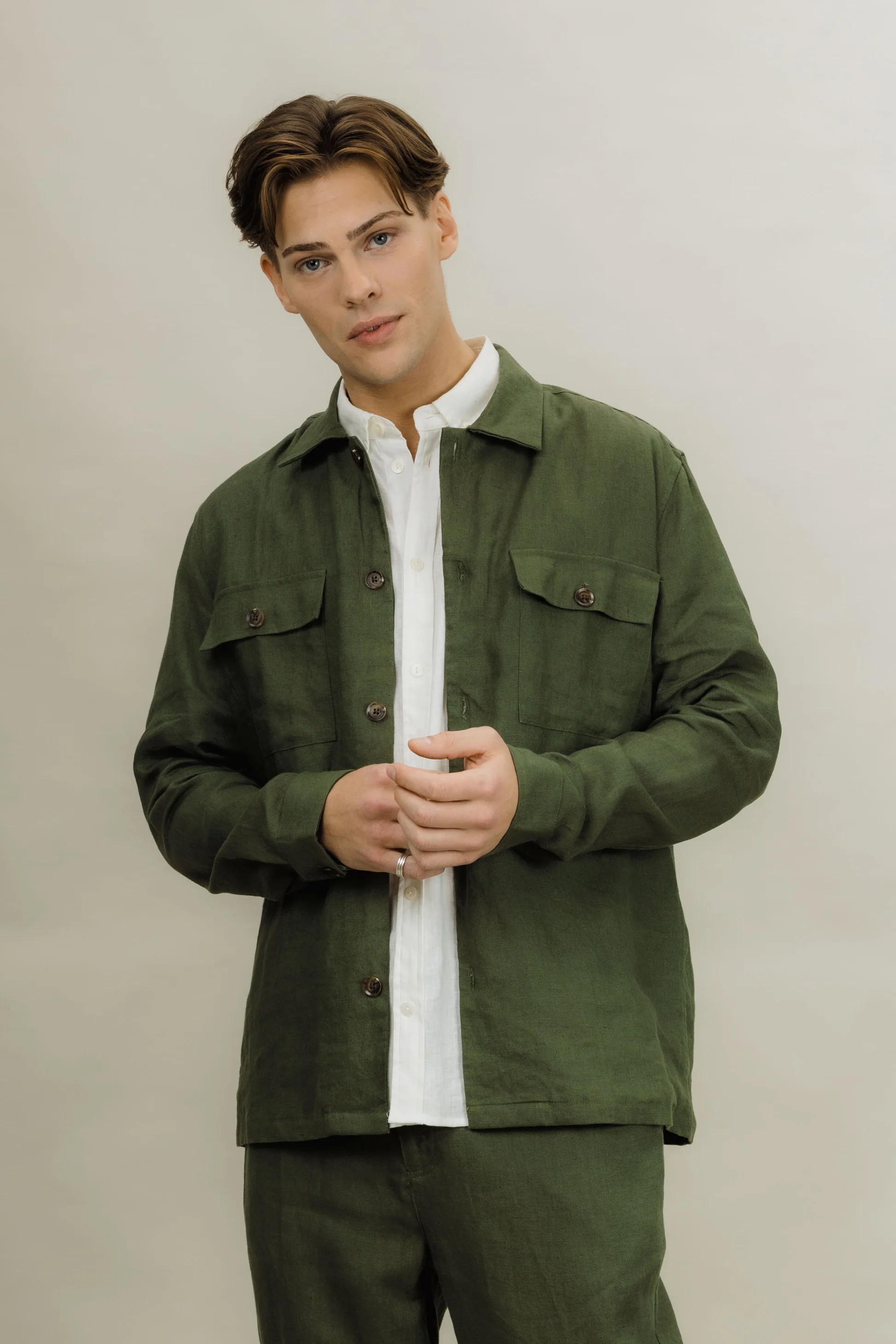 Urban Pioneers - Mauriozio Overshirt - Olive