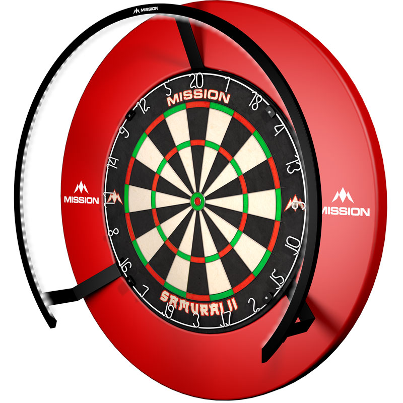 Mission Torus 270  Dartboard Lighting  Black