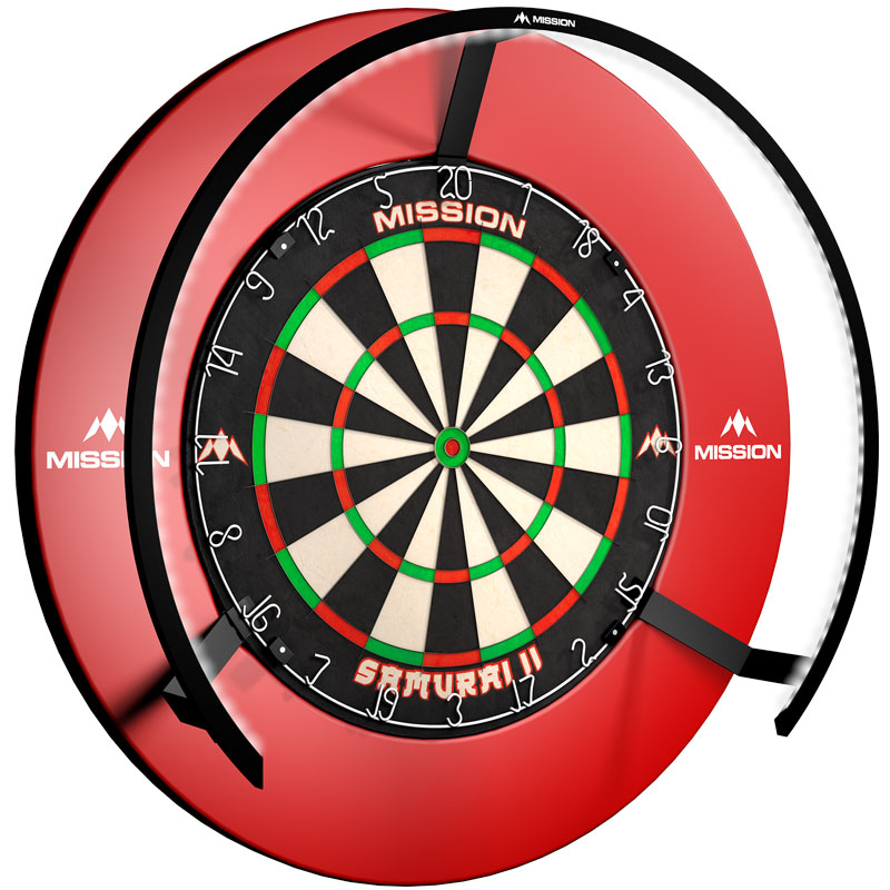 Mission Torus 270  Dartboard Lighting  Black - 2