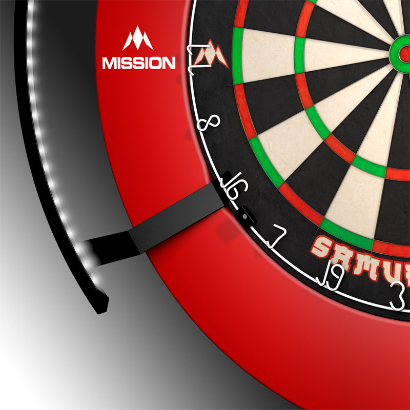Mission Torus 270  Dartboard Lighting  Black - 5