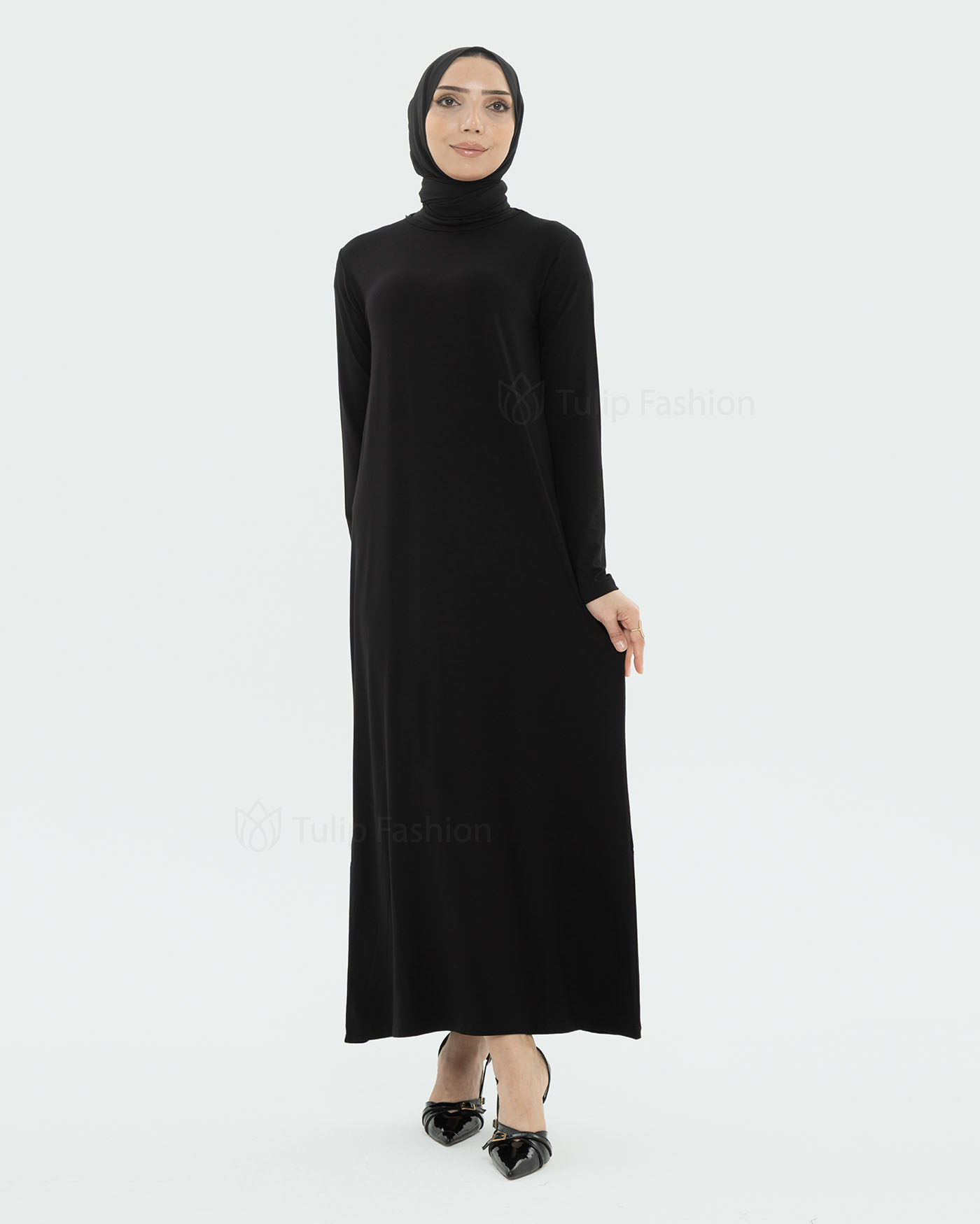 Jersey Dress Basic - Black
