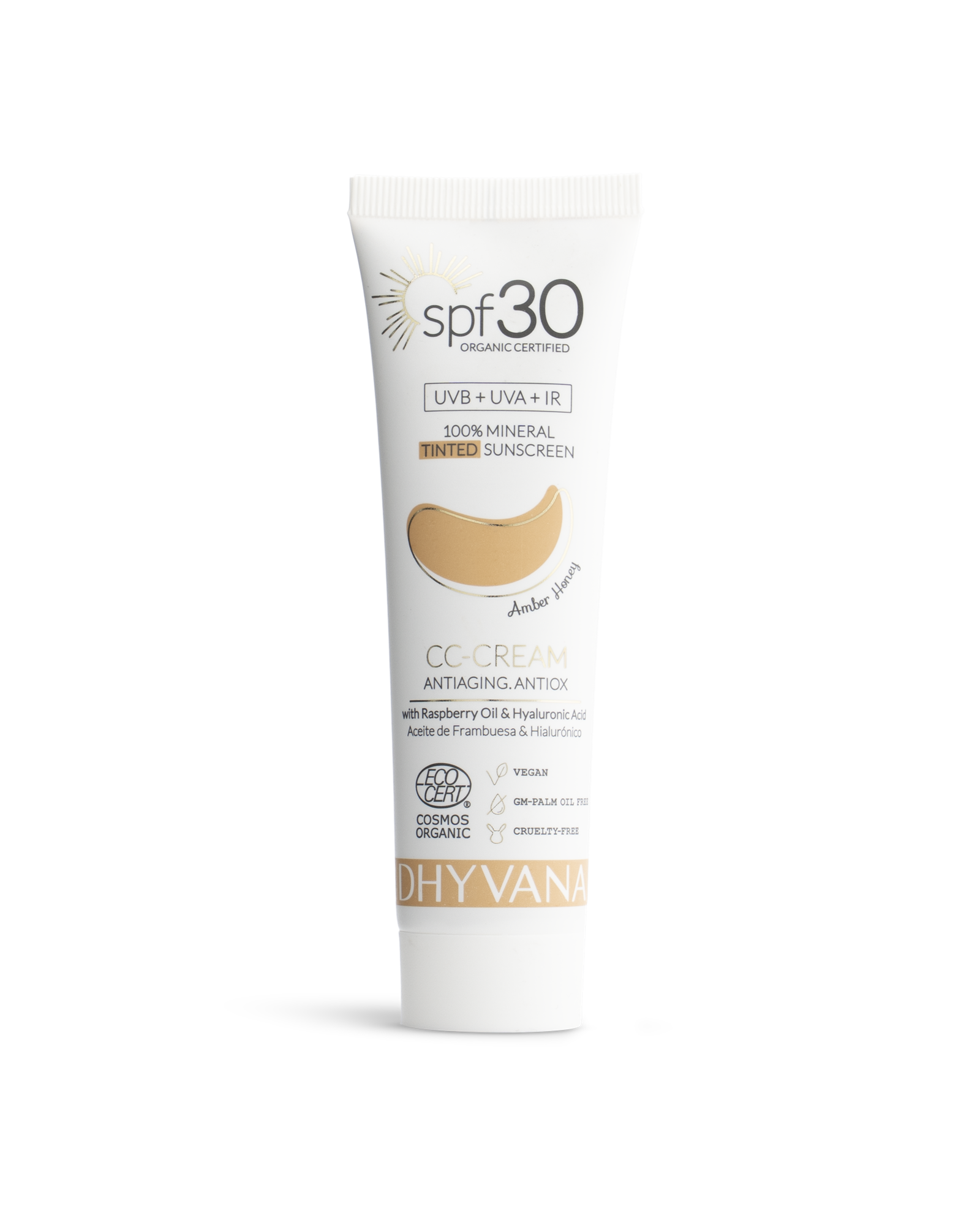 DHYVANA CC Cream SPF30 Amber Honey (medium) 50ml
