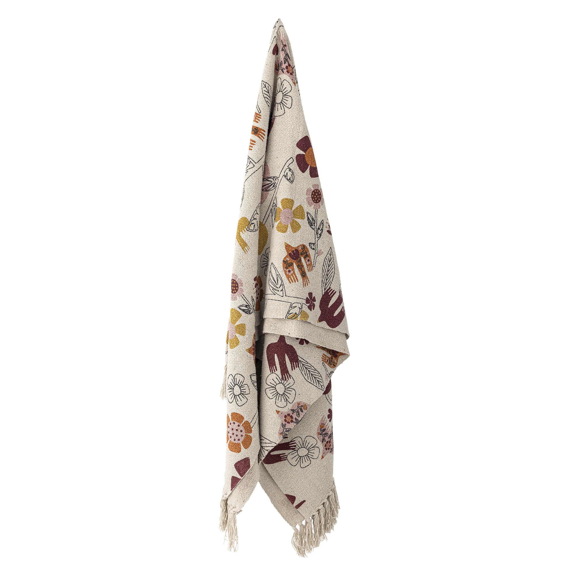 Bloomingville Vivielle Pläd Multifärgad 160x130 cm - 2