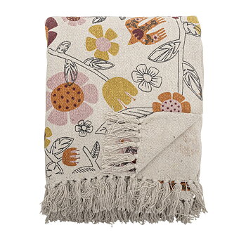 Bloomingville Vivielle Pläd Multifärgad 160x130 cm