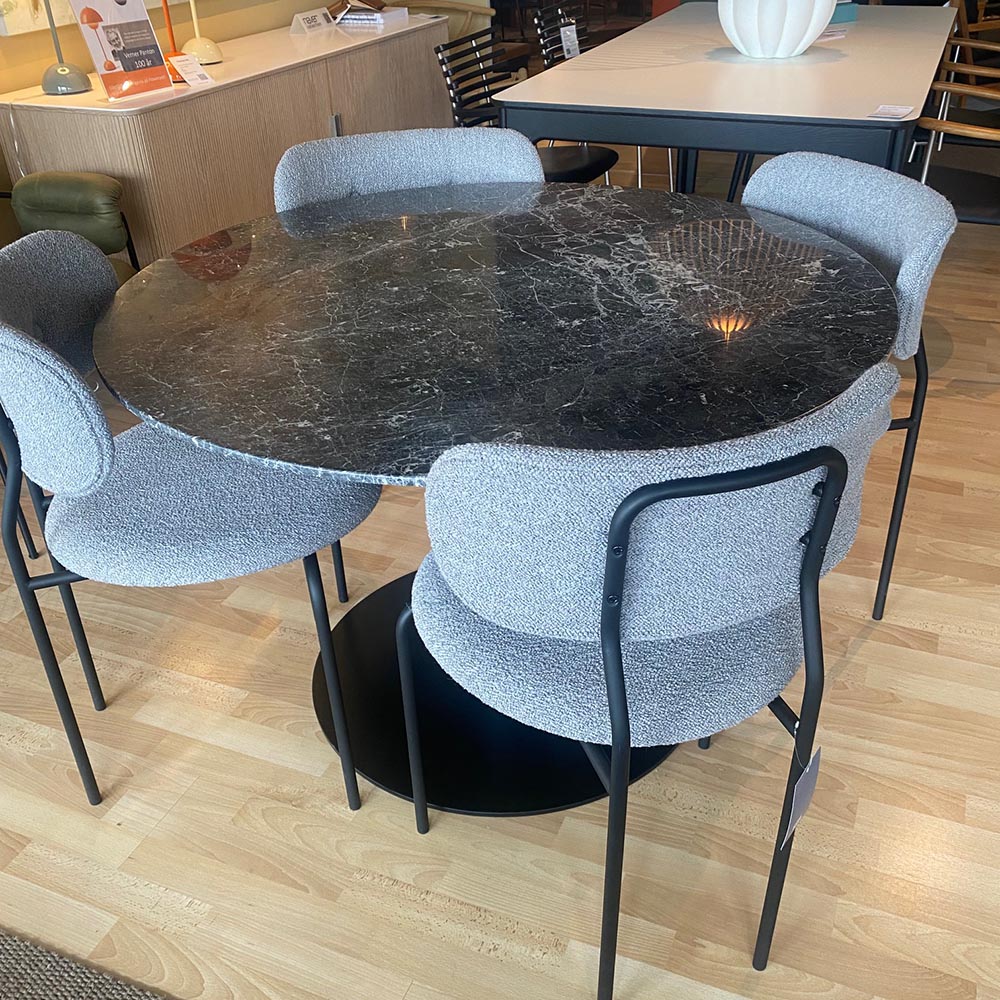 GUBI 2.0 Dining Table Ø110 cm  + 4 Coco stol - Designfynd/Skyltex* - Gubi
