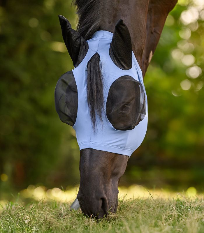 Fly Mask  Waldhausen Flex, light blue - 2
