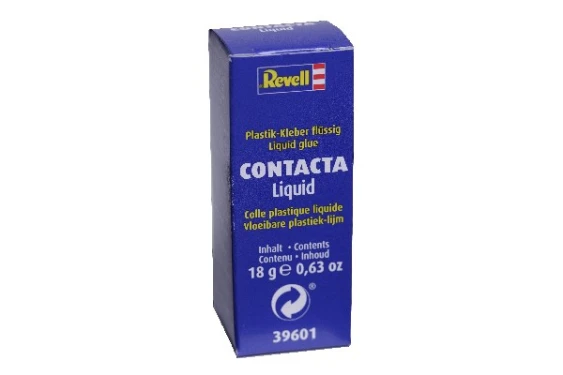 Low-viscosity plastic glue with brush, 18 g - 2