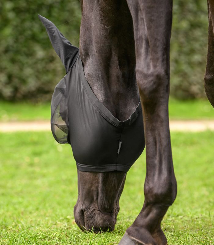 Fly Mask / flughuva (med öron) Waldhausen Flex, svart - 2