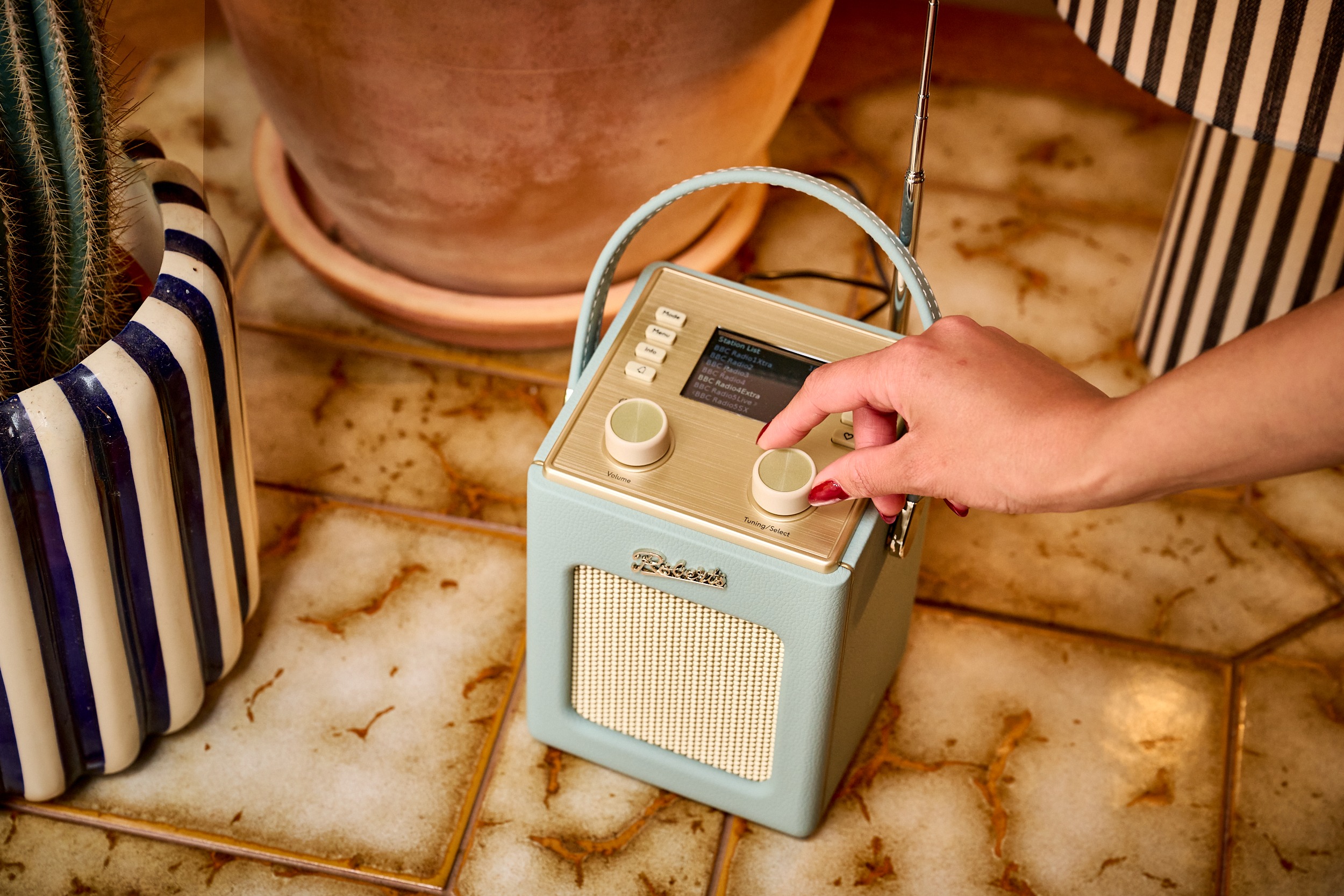 Roberts Radio MINI 2 DUCK EGG - 2