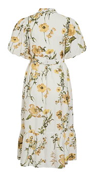 Vila Alinia Sol 2/4 Midi Dress Snow white/SOL