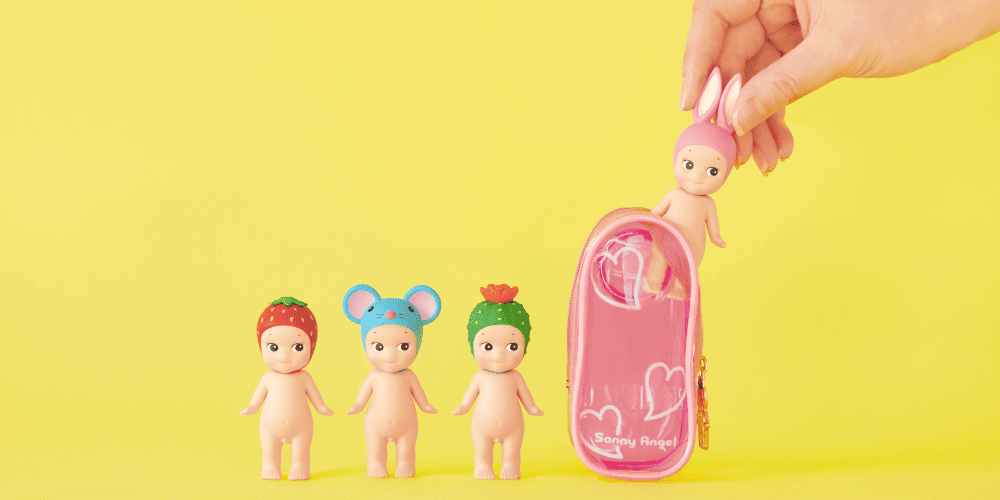 Sonny Angel My Bestie Case Pink and attach  - 3