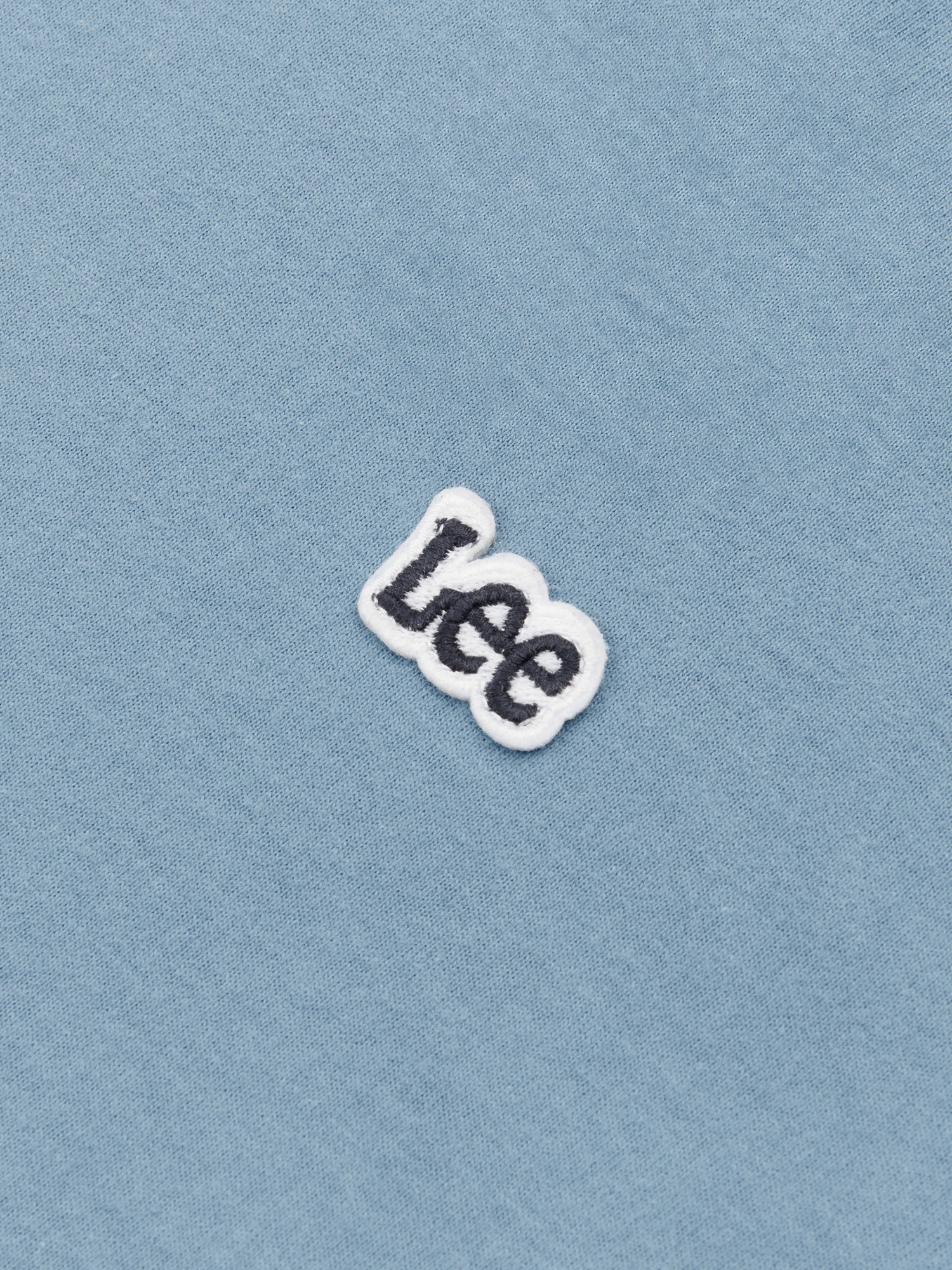 Badge T-Shirt Faded Denim  - 3