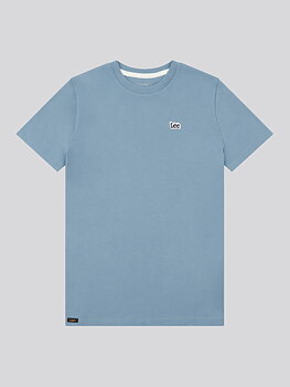 Badge T-Shirt Faded Denim 
