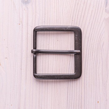 Gürtelschnalle 44 mm geschwärztes Messingfinish